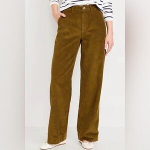 Old Navy Womens High-Waisted Corduroy Wide-Leg Pants
